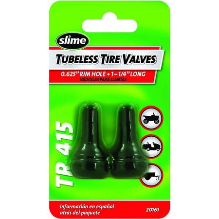 SLIME TIRE VALVE TUBELESS 2PK 20161